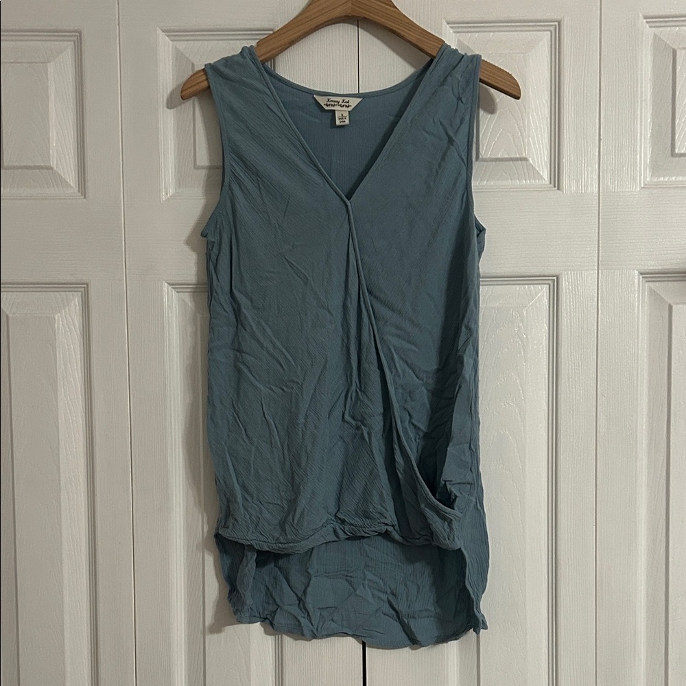 Krazy Kat Slate Blue Tank Top